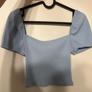 Blue Puffy Sleeve H&M tee Size SXS